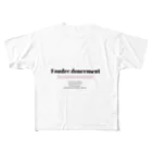 kanakoのFondre doucement フルグラフィックTシャツ