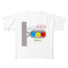 yoshiFactoryのおしゃべり信号機 フルグラフィックTシャツ