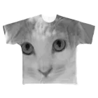 Twelve Catsの目力 フルグラフィックTシャツ