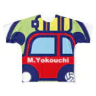 原田専門家のパ紋No.3335 Yokouchi  フルグラフィックTシャツ