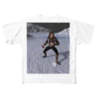 忍者３２ショップの吹雪く戦闘 All-Over Print T-Shirt