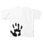 犬田猫三郎の心霊ハンド All-Over Print T-Shirt