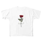 Lyric?  リリックのRose All-Over Print T-Shirt