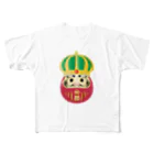 chicodeza by suzuriの必勝だるまキング All-Over Print T-Shirt