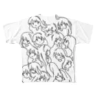 さうての女の子たち フルグラフィックTシャツ