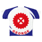 原田専門家のパ紋No.3338 GEORGE All-Over Print T-Shirt