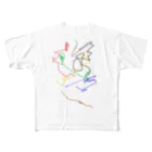 grandfatherのdrawing All-Over Print T-Shirt