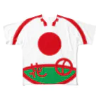 原田専門家のパ紋No.3342 花田 フルグラフィックTシャツ