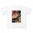 一瞬を一生に。の嗚呼…海鮮丼 フルグラフィックTシャツ