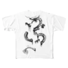 AnomaliA-NachiのドラゴンB フルグラフィックTシャツ