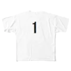 アメリカンベース の背番号　1 All-Over Print T-Shirt
