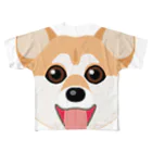 kimchinのかわいい柴犬 フルグラフィックTシャツ