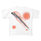 お絵描き看護師のリュウグウノツカイイラストグッズ All-Over Print T-Shirt