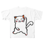 T'seyeの招福猫『福にゃん』福よ来い来い招き猫 All-Over Print T-Shirt