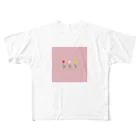 tayu_tauのtulip All-Over Print T-Shirt