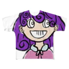 chatoraのむらさきかーるがーる All-Over Print T-Shirt