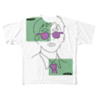 n0101oのコーヒー石山ちゃん All-Over Print T-Shirt