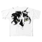 Claymanの猫 フルグラフィックTシャツ