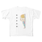 chicodeza by suzuriの覗き見赤ちゃん フルグラフィックTシャツ
