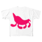 月ノ子の森に恋してのMoondrop Pink フルグラフィックTシャツ