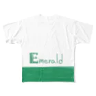 LadybugcolorのEmerald フルグラフィックTシャツ