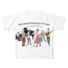 osunariのlove music フルグラフィックTシャツ