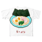 m :)のラーメン All-Over Print T-Shirt