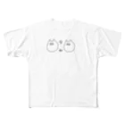 華◯channelのオレ猫No.3新年号記念 All-Over Print T-Shirt