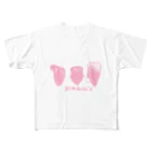 初恋タローの初恋タローpinkee フルグラフィックTシャツ