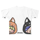 NEKOANNIN'S..SHOPのnekoannnin’ｓ shop All-Over Print T-Shirt