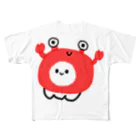 yabeeのかにに フルグラフィックTシャツ