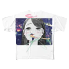 にくまん子のそれは天使も泣くわな～ All-Over Print T-Shirt