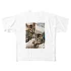 nyanyamaruの仲良し兄弟 All-Over Print T-Shirt