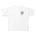 nekonekoskのメスブタ教授(face) All-Over Print T-Shirt
