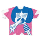 ふくたつショップのびっくりきゃっと All-Over Print T-Shirt