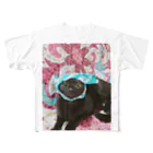 leoleoleのぶちゃ猫こんぶくん フルグラフィックTシャツ