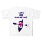 NIKORASU GOのアウトドアデザイン「カヤックに乗ろう」（Tシャツ・パーカー・グッズ・ETC） フルグラフィックTシャツ
