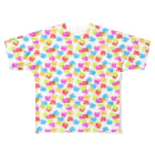 もやし人間のカラフルポップむきエビ All-Over Print T-Shirt