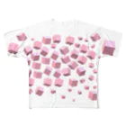 SGKOUBOUのピンクボックス散乱 All-Over Print T-Shirt