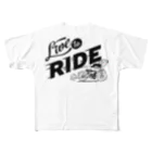 JOKERS FACTORYのLIVE TO RIDE フルグラフィックTシャツ