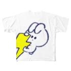 ぴよたそ商店のうさたそサンダー フルグラフィックTシャツ