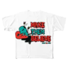 CRAZY AB JOZYのmake them believe フルグラフィックTシャツ