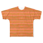 Yetiのストライプ All-Over Print T-Shirt