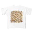 amanobakeryアマノベーカリーのメロンメロンパン フルグラフィックTシャツ