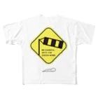 うみこの標識！「横風注意」 All-Over Print T-Shirt