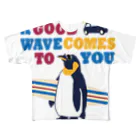 キッズモード某のペンギンサーファー All-Over Print T-Shirt