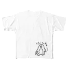 (nooooon›ω‹ )ﾉのペソギン フルグラフィックTシャツ