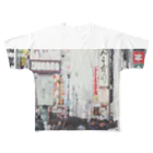 左沢のosaka dotonbori フルグラフィックTシャツ