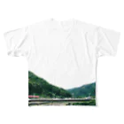 左沢のhakone yumoto フルグラフィックTシャツ