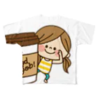 アグリム@かわ主婦スタンプ制作中のかわいい主婦の1日 グッジョブ All-Over Print T-Shirt